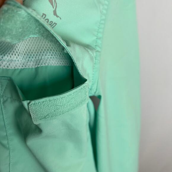 Utilitycore UPF 50+ L.L. Bean Gorpcore Dadcore Hike Fishing Shirt Seafoam Men M - Picture 3 of 16